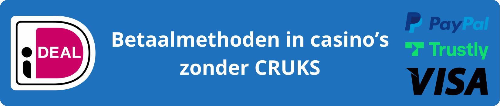 Betaalmethoden in casino’s zonder CRUKS